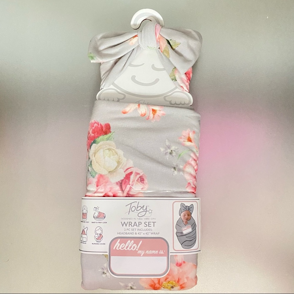 Baby girl wrap set